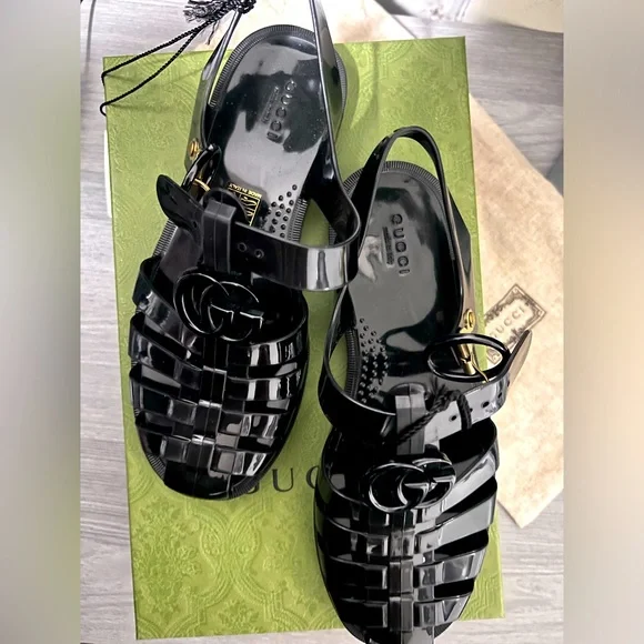 Gucci Shoes Gucci Jelly Sandals Size 36 Poshmark